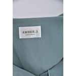 (XL) amber 3韓牌質感花邊綠色長袖上衣二手衣, , large