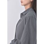(S) tgys design質感西裝鐵灰色襯衫上衣二手衣, , large