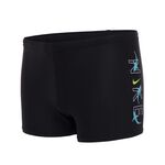 [秉宸] NIKE LOGO 男孩四角泳褲 合身款 泳裝 兒童泳褲 抗氯 游泳玩水首選 NESSB852, , large