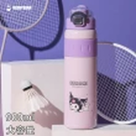 BEDDY BEAR 杯具熊 雙飲運動保溫壺 閃星酷洛米(兒童水壺 316不鏽鋼保溫杯 吸管杯 900ml), , large