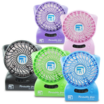 FN33 Multifunction Dual-Battery Powerful Mini Fan, with 4 Free Gifts, Random Color, 顏色隨機出貨, large