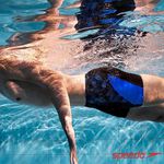 SPEEDO Chevron Splice 成人男性 運動即膝泳褲 黑藍 SD813445H037 23FWO【樂買網】, , large