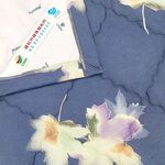 [CINN] Nano Far‑Infrared Cooling Quilt – Midnight Floral｜Summer Edition｜5 x 6.2 ft, , large