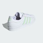 Kixpress-Adidas Superstar W 女 休閒鞋 經典 復古 三葉草 貝殼頭 穿搭 白 淺綠 [IE3005], , large