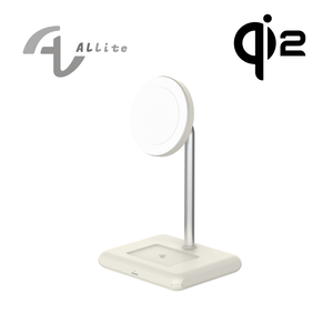 [萬摩科技]Allite WQ1 2+1  磁吸無線充電座