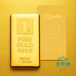 【童樂繪金飾】黃金9999純金 1克 1g金條 幸運星LuckyStar (一公克金塊 投資/收藏/保值), , large