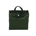 LONGCHAMP Le Pliage M 再生帆布中型折疊後背包/森林綠, , large