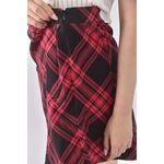 (XL) scottish house質感棉質純棉黑色短裙二手衣, , large