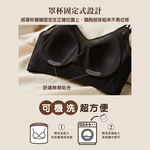 【伊柔EVEROY】偷心視角 無痕裸感無鋼圈內衣 M-2XL｜網紗微性感 W033-63 霧光黑, , large