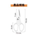 兒童食物剪刀 食物剪刀 ECHO【附發票】【1318610】食物剪 安全剪刀 食物料理剪 小剪刀 寶寶食物剪刀, , large