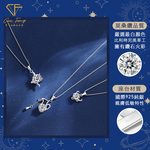 【CF鑽飾】項鍊 莫桑鑽《射手座》1克拉 純銀星座項鍊, , large