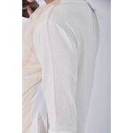 (S) 透紗白色長袖上衣二手衣, , large