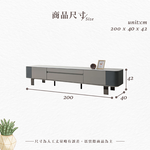 【Hampton 漢汀堡】南西6.6尺岩板長櫃, , large