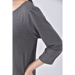 (M) earth music ecology質感圓領灰色洋裝二手衣, , large