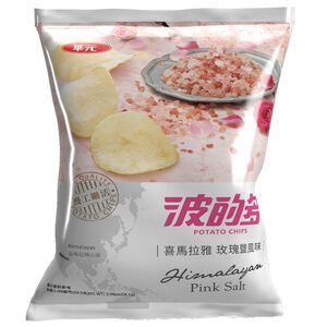 波的多洋芋片喜馬拉雅玫瑰鹽風味