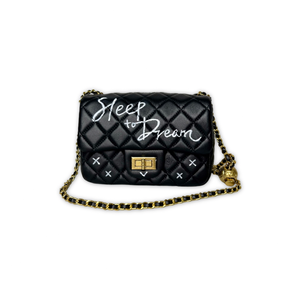 Xiaoxiangfeng Golden Ball Square Bag Black (S)