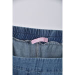 (S) nice ioi丹寧牛仔排扣傘裙藍色長裙二手衣, , large