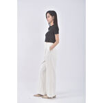 (S) uniqlo高腰質感西裝白色長褲二手衣, , large