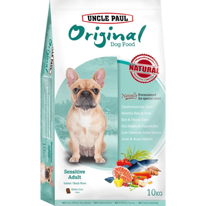 【UNCLE PAUL 保羅叔叔】田園生機犬糧系列10kg-短鼻犬（雞+鱈）