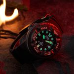 CITIZEN 星辰 紅蓮哥吉拉 哥斯拉 限量聯名錶 PROMASTER 光動能潛水手錶 BJ8059-03Z, , large