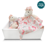 【MaryMeyer】甜粉牛仔馬經典禮盒(手搖鈴+安撫巾), , large