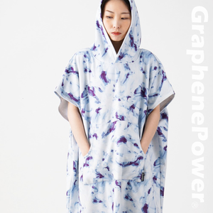 [GraphenePower] 石墨烯多功能連帽斗篷/毛巾衣(大人款)