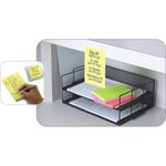 3M 可再貼 630黃底綠橫格便條紙, , large