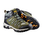 DIADORA迪亞多那 抗水機能越野鞋 男運動鞋 男鞋 登山鞋 防水 寬楦 足弓支撐 緩衝 吸震 耐磨 止滑 軍綠 卡其, , large