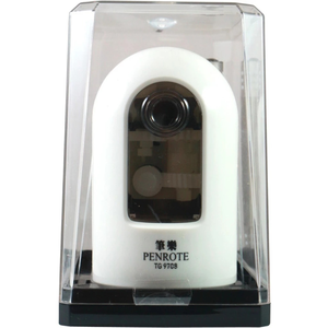 【PENROTE 筆樂】自動進退削鉛筆機 白