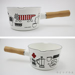 日本進口Skater小貓IH琺瑯牛奶鍋-13cm-1支, , large