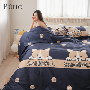 BUHO Soothing Silver Ion Antibacterial Quilted Mattress Cover Set - Single (Claw Treasure Garden)