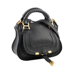 CHLOE' Mini Marcie 雙把手提/斜背二用包/黑色, , large