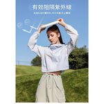 DZRZVD杜戛地251320女款短版連帽防曬外套~絕佳觸感 頂級機能布料 YKK拉鍊 連帽遮陽 輕薄透氣 防曬抗UV, , large