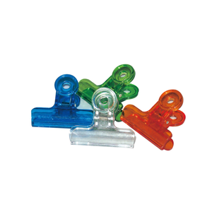 9508 Transparent Ticket Clips &ndash; Green