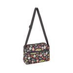 |快速出貨|Lesportsac Daniella Crossbody 拉鍊斜背包/ 紐約美食插畫風, , large