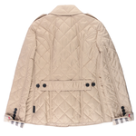 BURBERRY L號菱格紋棉質輕型外套/駝色, , large
