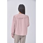 (M) 日系粉色長袖上衣二手衣, , large