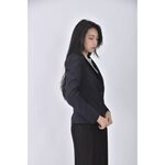 (S) mastina西裝直條紋灰色外套二手衣, , large