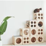 【paipaipets】Wooden Cube - Style Ａ, , large