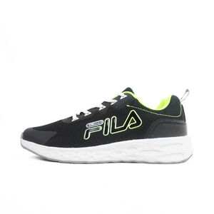 Fila Advance 男 慢跑鞋 緩衝 彈力 黑 綠 [1-J319W-016]