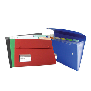 【HFPWP】6層風琴夾+名片袋 環保無毒材質 台灣製 / 個 F4310-N  -  多款可選