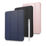 【LA122簡約三折款】iPad Air 11吋 2024 平板保護皮套(內置筆槽)(附精細觸控筆), , large