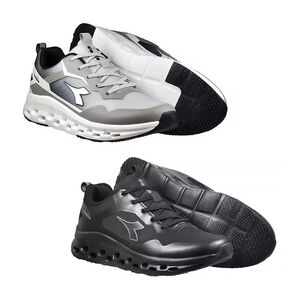 DIADORA迪亞多那 時尚休閒運動鞋 男運動鞋 男鞋 休閒鞋 寬楦 輕量 透氣 吸震 緩衝 足弓支撐 氣墊鞋墊 灰 黑