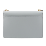 FURLA 1927 拱門轉釦小款翻蓋鏈帶二用包/淺藍色, , large