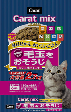 日清 PETLINE Carat 克拉綜合貓糧-毛玉
