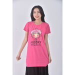 (S) 圓領粉色短袖上衣二手衣, , large