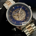 [星晴錶業]MASERATI手錶,46mm,R8823146001寶藍色錶面銀錶殼金銀相間精鋼錶帶款, , large