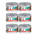 【Hills 希爾思】成貓 完美體重鮭魚燴蔬菜主食罐 2.9oz 82gX6罐/盒 (608491), , large