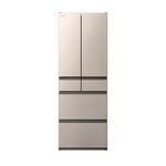 HITACHI Japan Original Grade 1 Energy-Saving New Brushed Steel 6-Door Fridge RHSF53NJ, , large