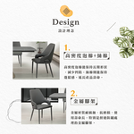 【Hampton 漢汀堡】飛思餐椅-2入組, , large